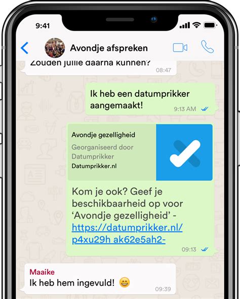 datumprikker via whatsapp iphone|Een datum prikken via WhatsApp, zo doe je dat heel eenvoudig